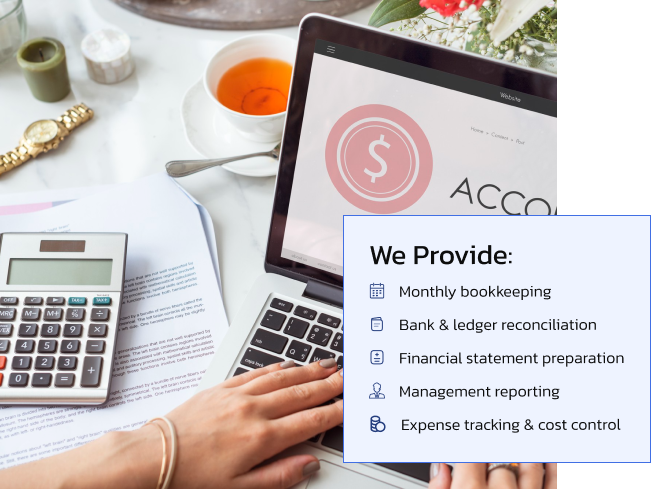 Accounting & Bookkeeping Financial Services in Dubai