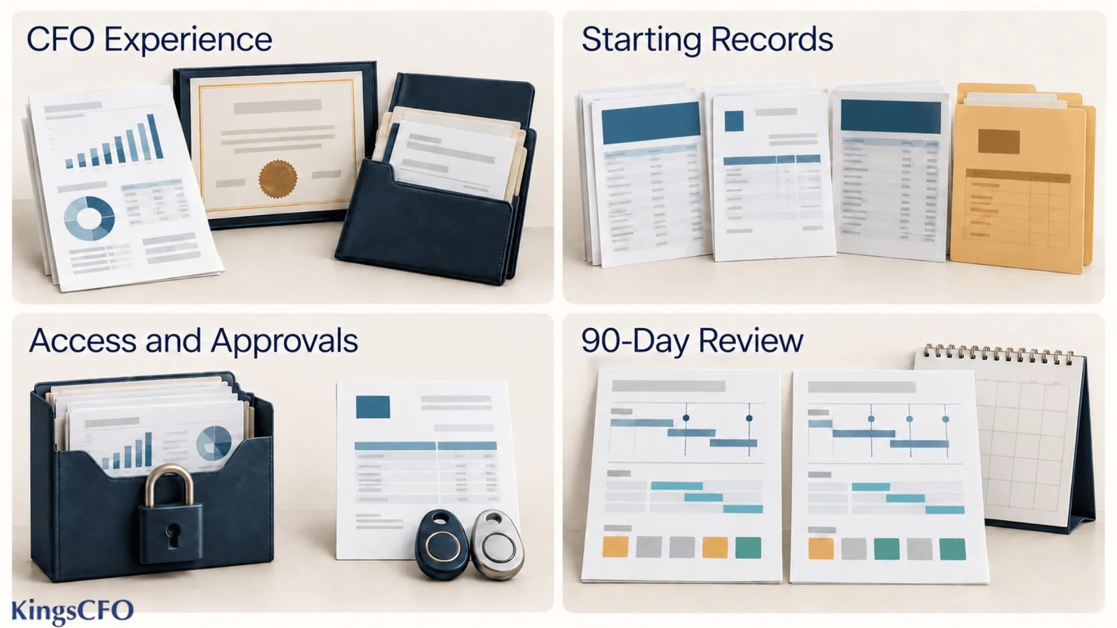 Steps before you hire a virtual CFO covering records access and the first review
