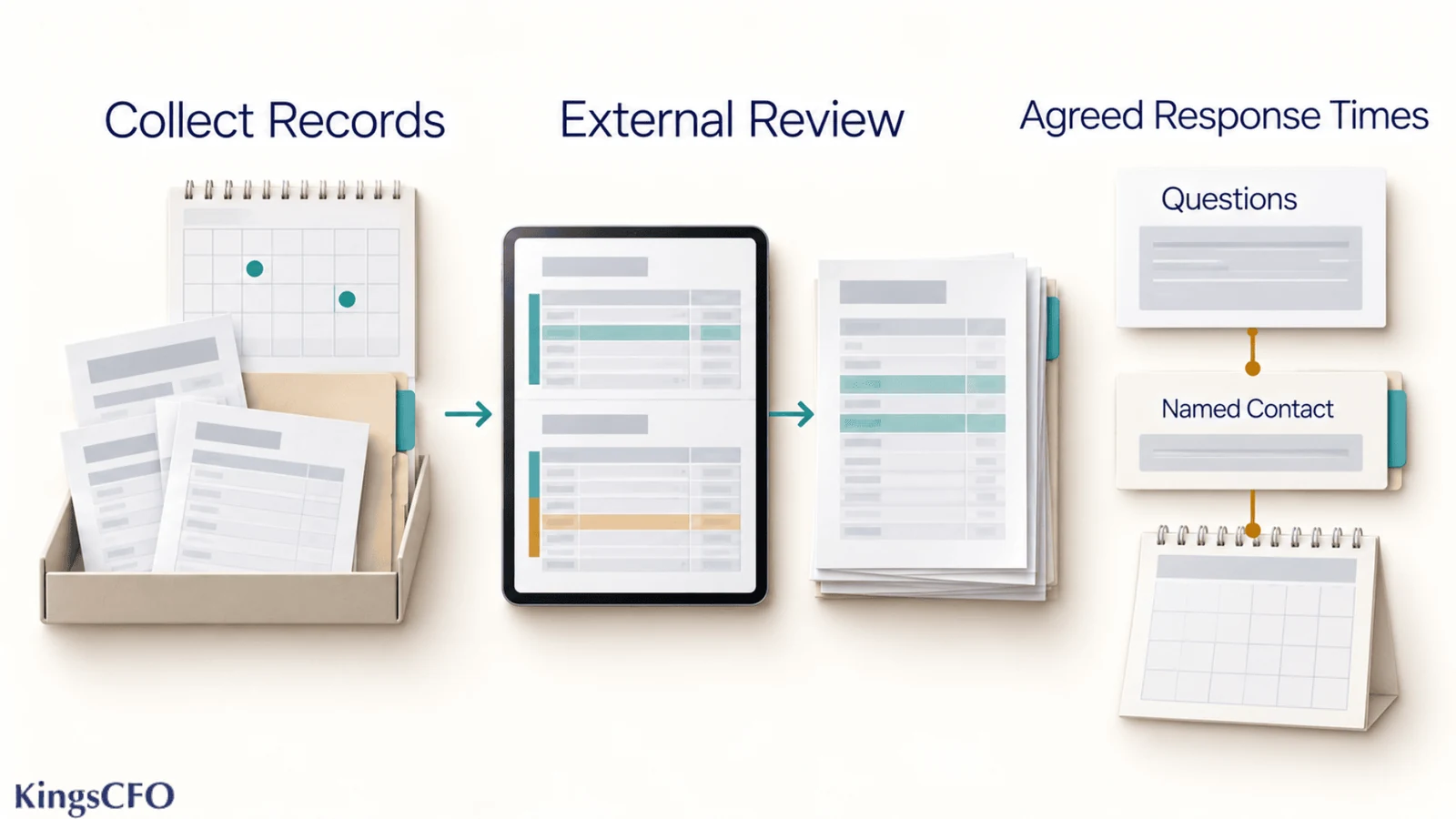 outsourced accounting for a small business with external review and agreed response times