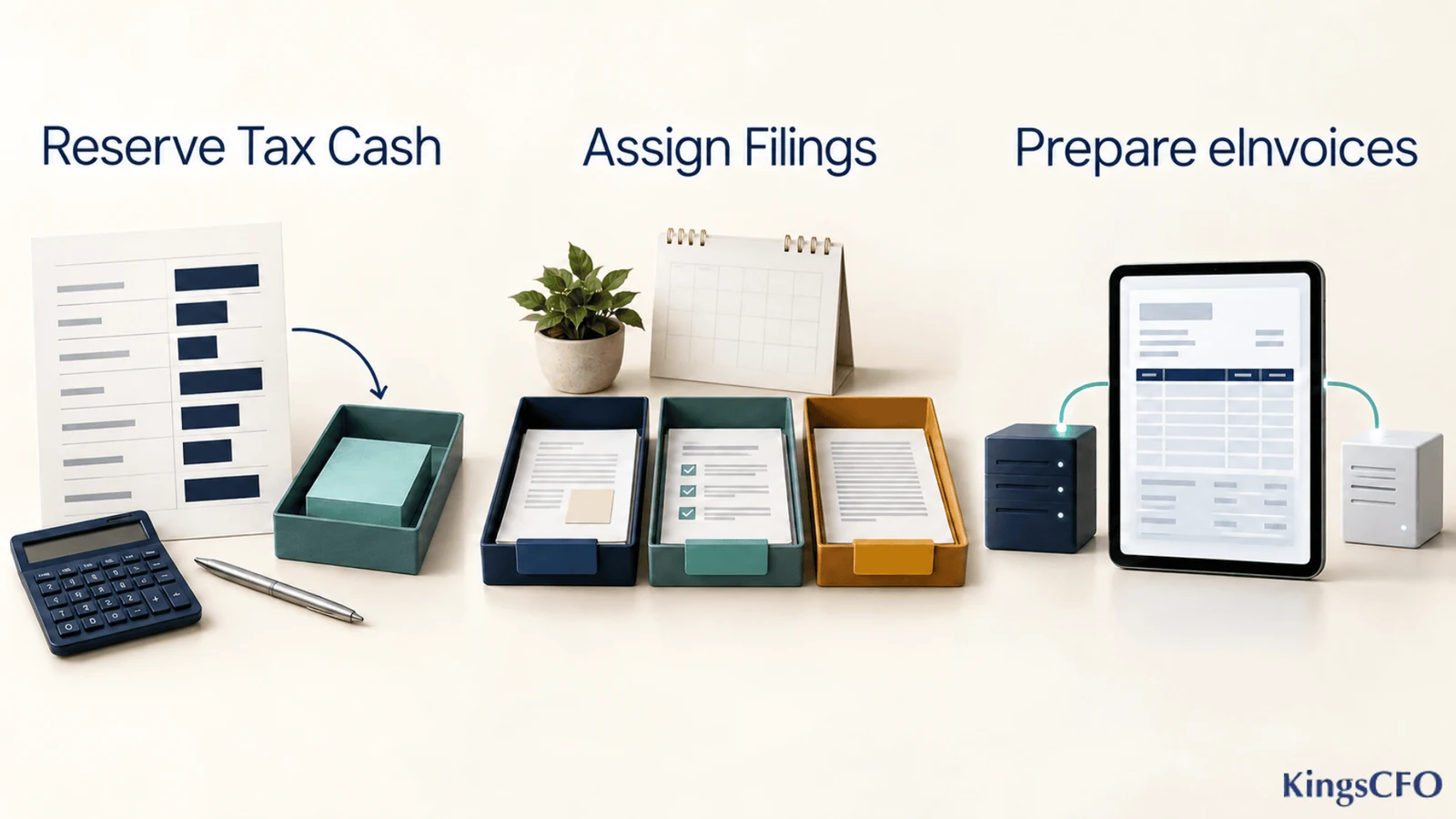 Virtual CFO planning UAE tax cash filings and eInvoicing work