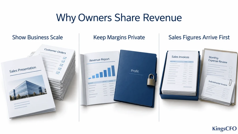 revenue vs profit reasons owners share sales figures and keep profit files private